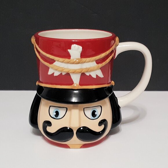 NEW RARE Williams Sonoma Twas the Night Before Nutcracker Figural Mug 22 OZ - Picture 2 of 7